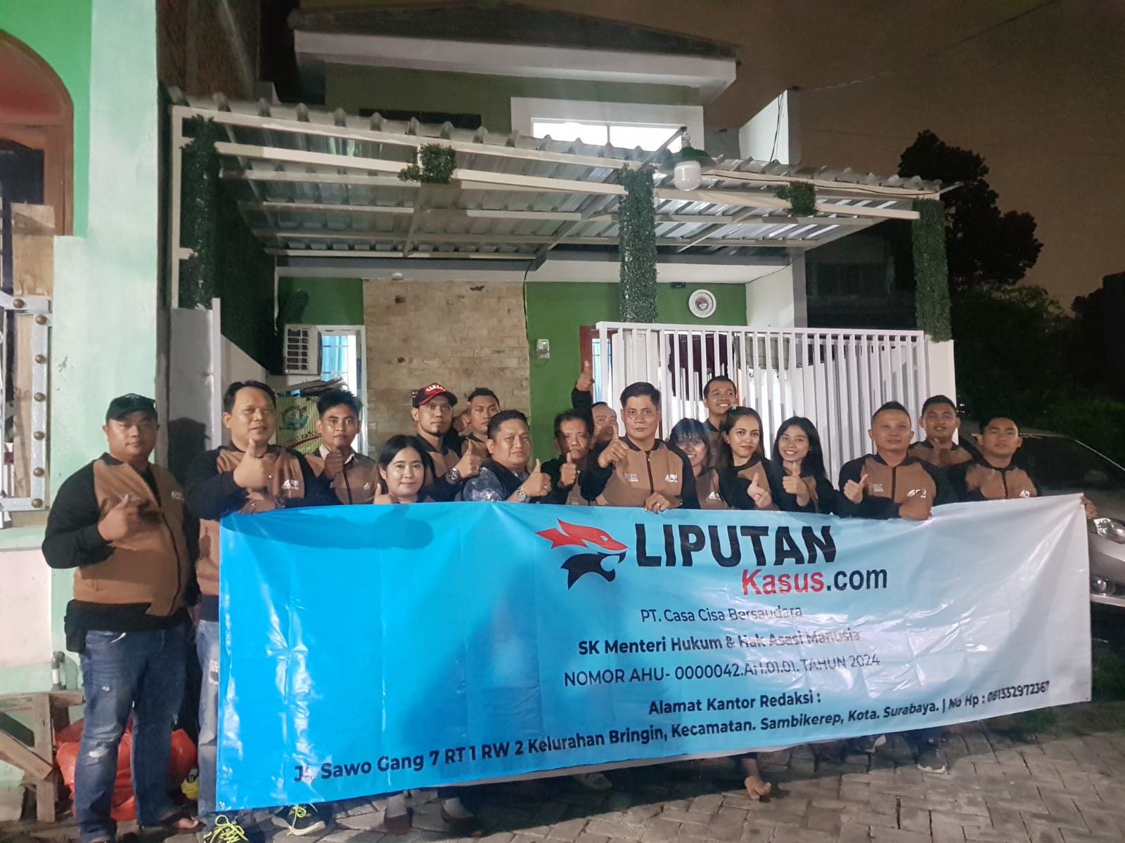 Launcing Media Liputan Kasus.com di Tandai Makan dan Ngopi Bareng Sebagai Penyemangat Baru