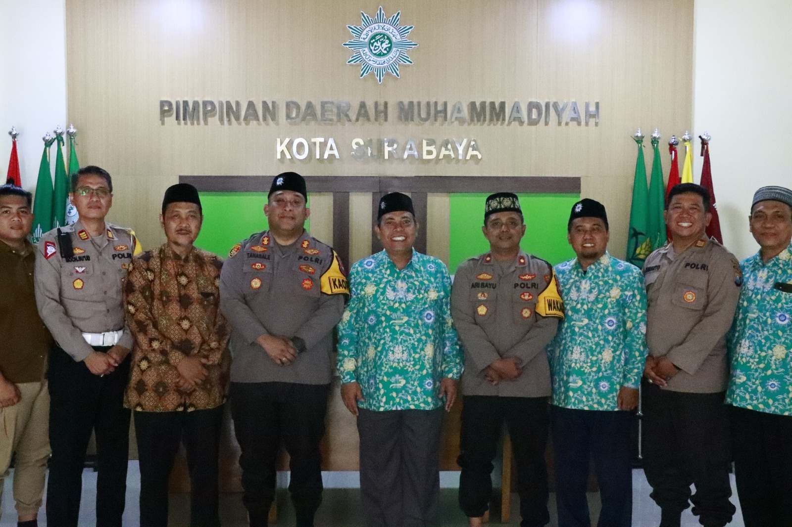 Menjelang Pemilu 2024, Kapolres Pelabuhan Tg Perak Gelar Colling System ke PD Muhammadiyah Kota Surabaya