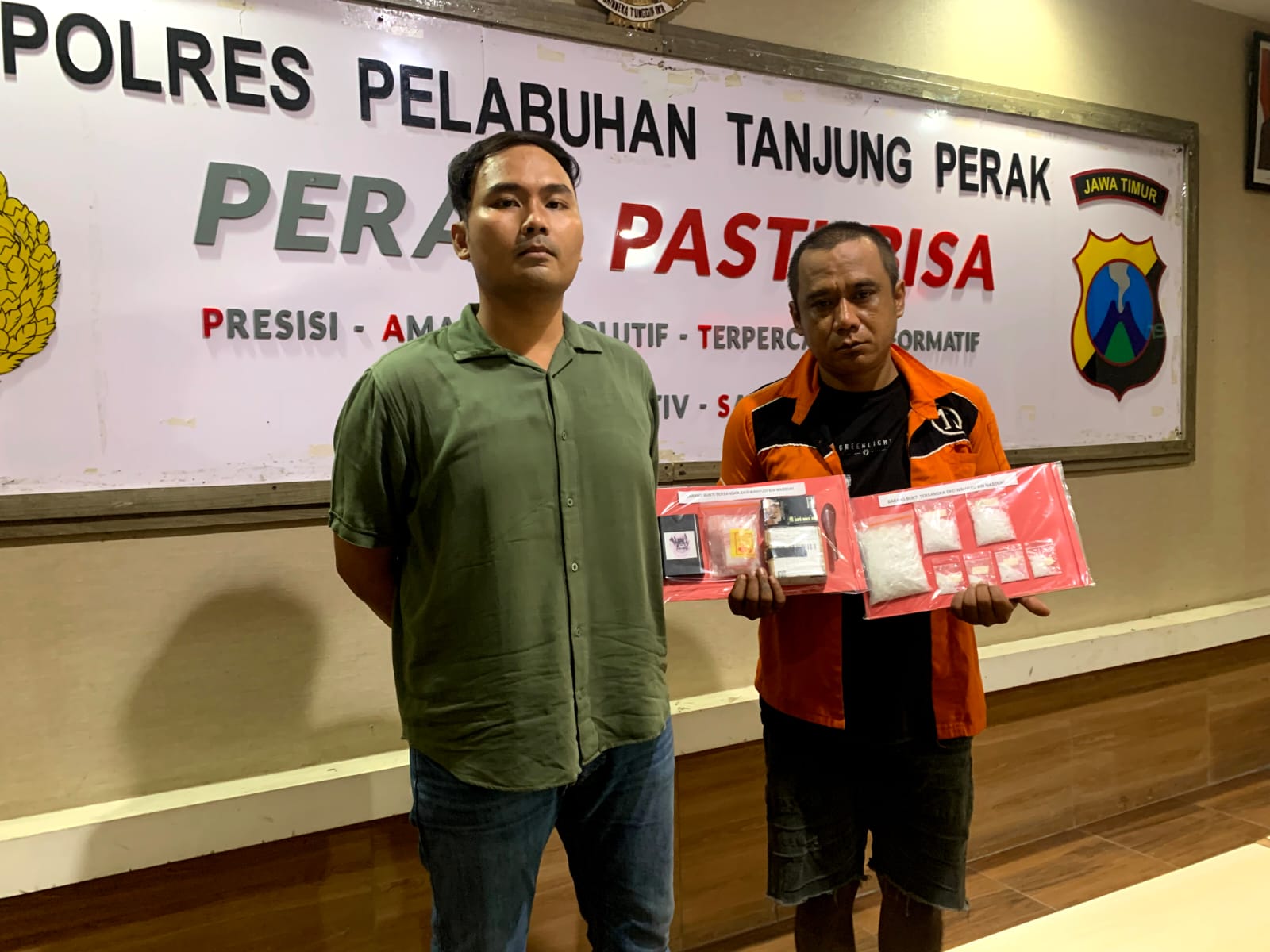 Edarkan Sabu, Seorang Sopir Ditangkap Satresnarkoba Polres Pelabuhan Tg Perak