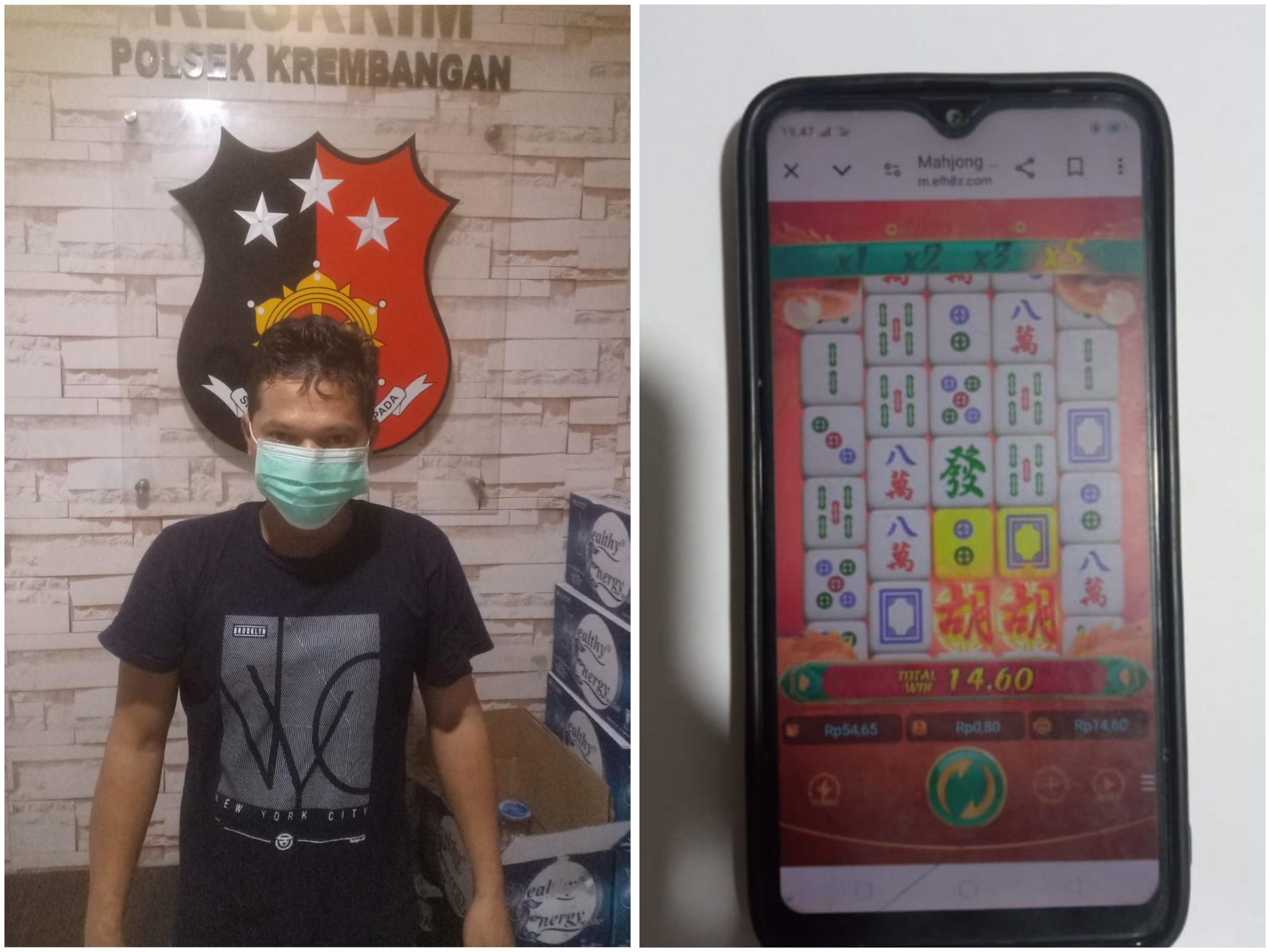 Polsek Krembangan Kembali Tangkap Penjudi di Pelabuhan GSN Jamrud Surabaya