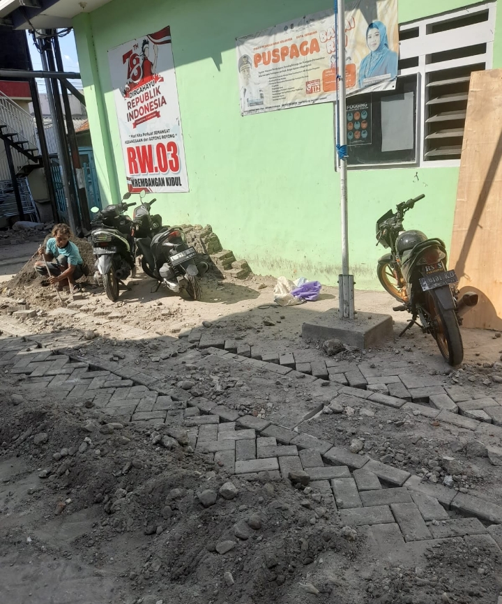 Tidak Melibatkan Pokmas, Proyek Pembangunan Gorong Gorong di Wilayah Krembangan Selatan Dikeluhkan Warga