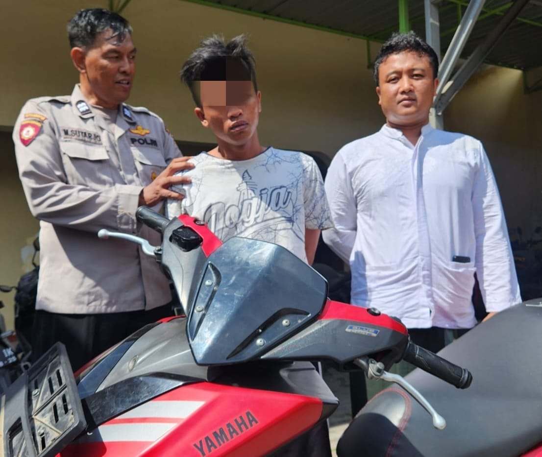 Diamuk Massa, Pelaku Curanmor Diselamatkan Nyawanya Oleh Polisi Kenjeran