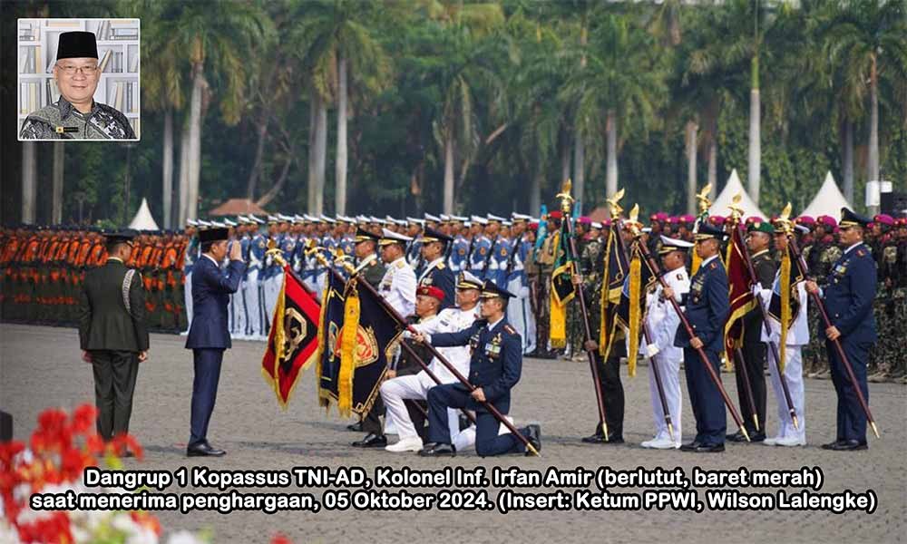 Terima Penghargaan dari Presiden, PPWI Nasional Ucapkan Selamat kepada Kolonel Irfan Amir