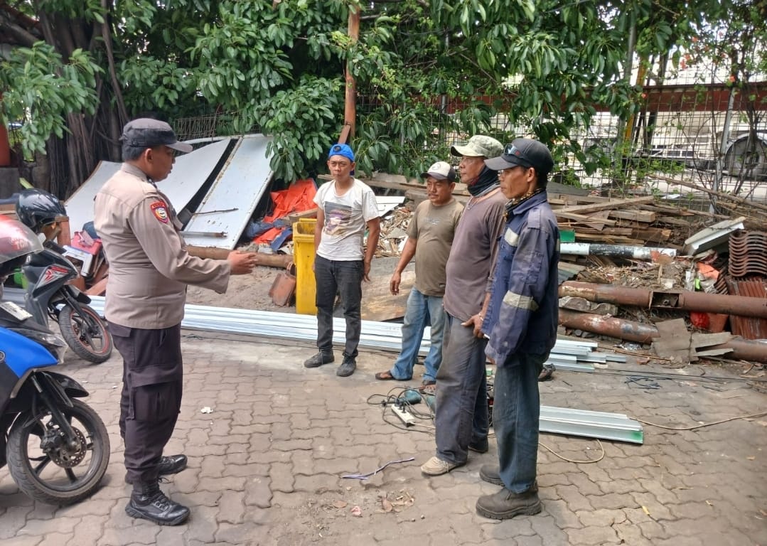 Bhabinkamtibmas Sunda Kelapa Beri Pesan Cegah Tawuran dan Pilkada Aman