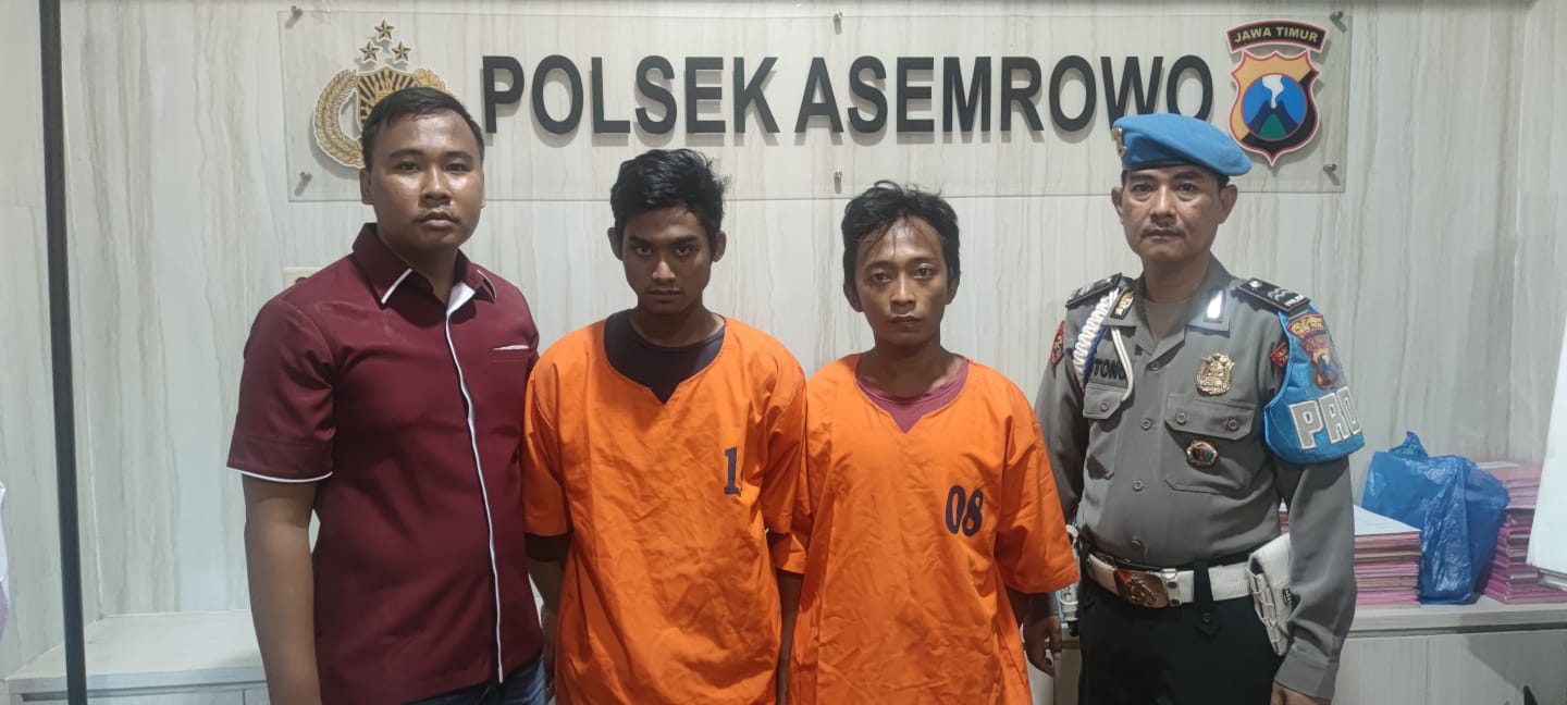 Dua Koboi Curanmor Resahkan Warga Tambak Pring Ditangkap Polisi