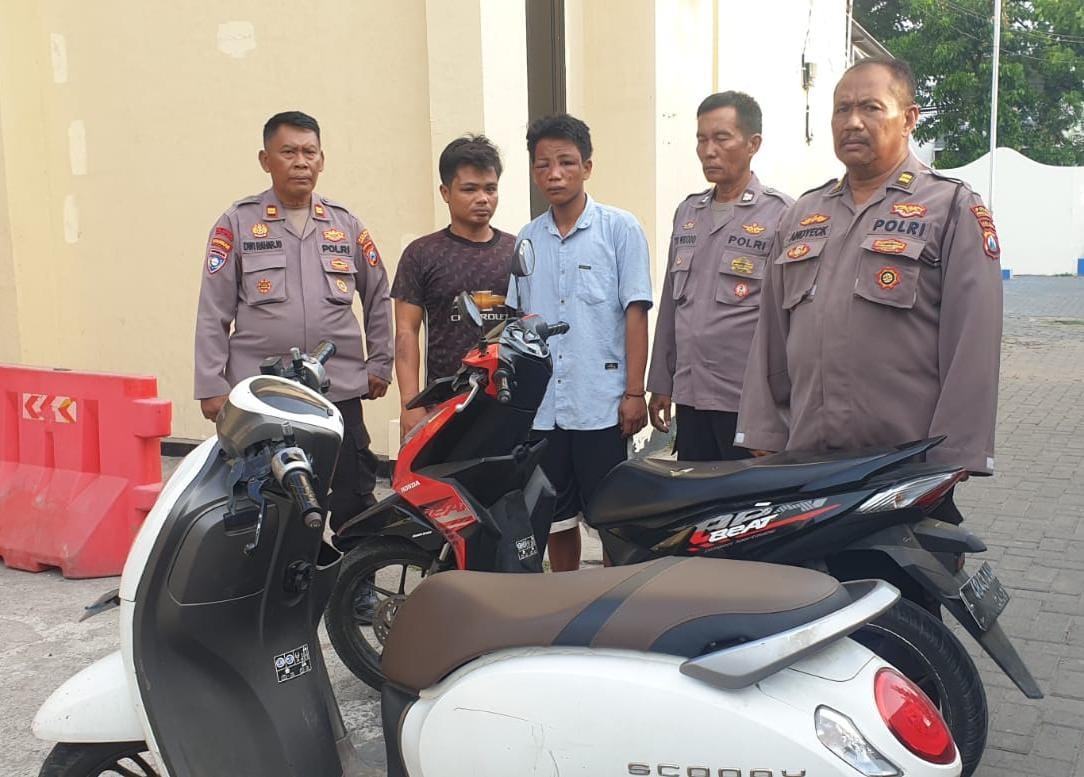 Dua Pelaku Pencuri Sepeda Motor di Bulak Banteng Lor Ditangkap Polsek Kenjeran