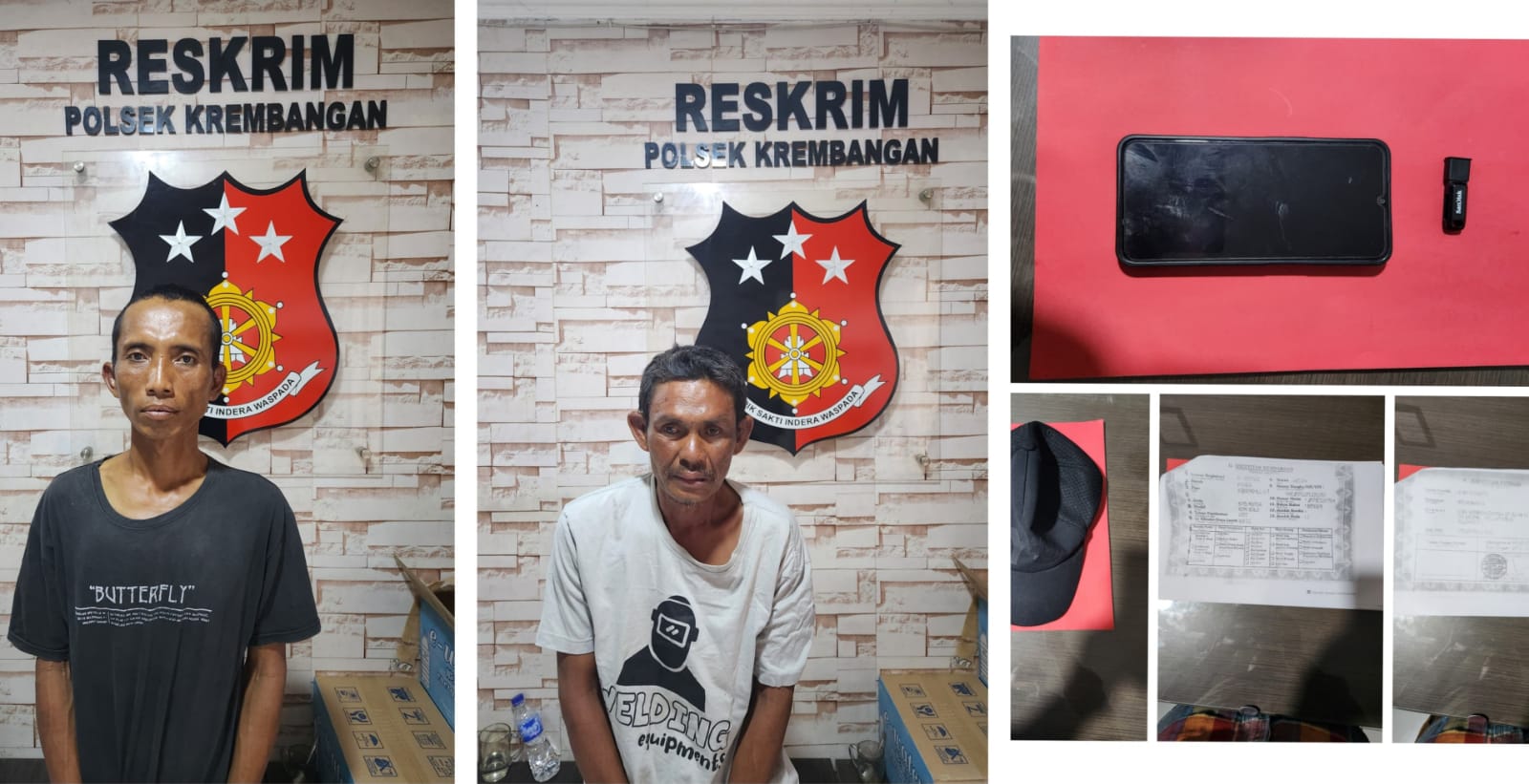 Dua Pelaku Curanmor di Kos-Kosan Dupak Ditangkap Polsek Krembangan