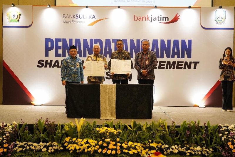 Tanda Tangani SHA, Bank Sutra Resmi Jadi Bank ke Lima berKUB dengan Bank Jatim