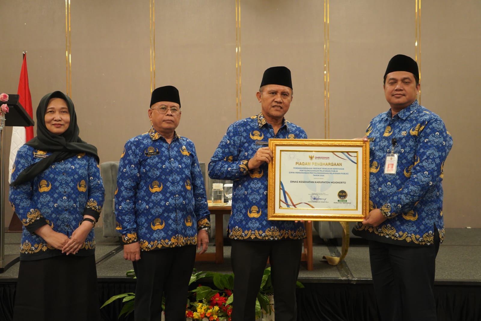 Komitmen Reformasi Birokrasi, Pemkab Mojokerto Raih Prestasi Penerapan Budaya Kerja BerAKHLAK