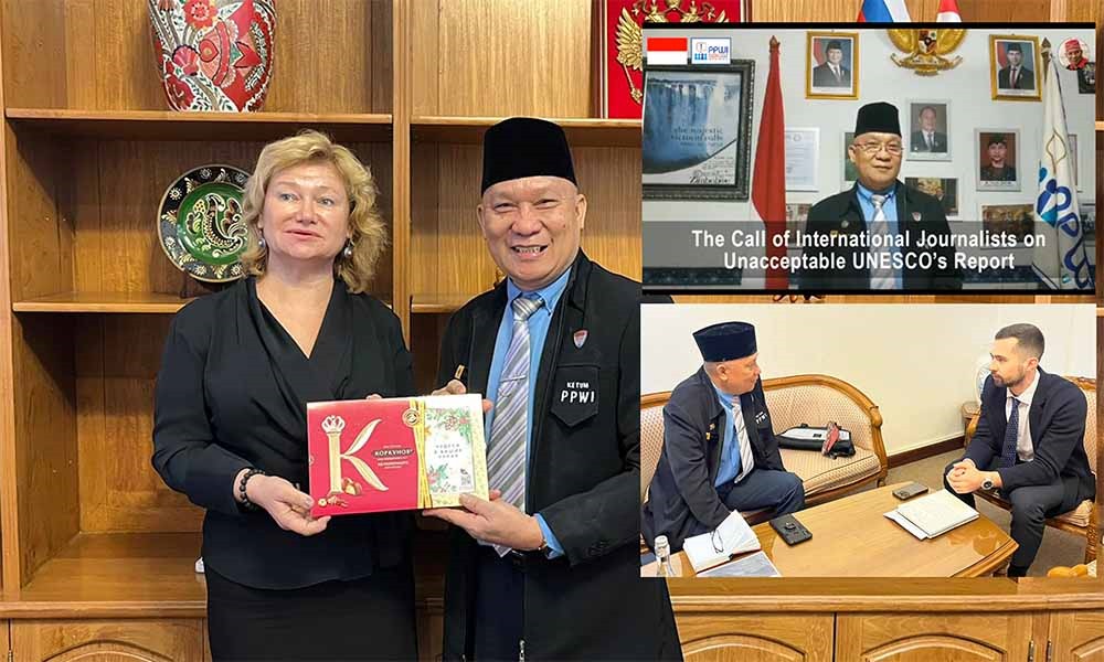 Laporan UNESCO tentang Kondisi Pekerja Media Ditolak, Kedubes Rusia Sampaikan Apresiasi ke PPWI