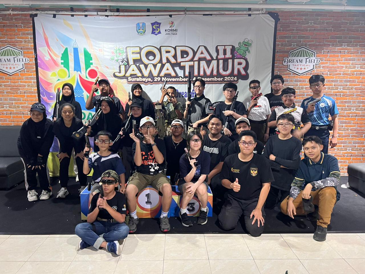 Hasil Pertandingan Airsoft INASSOC di FORDA II 2024 Surabaya dan Sidoarjo Kuasai Podium