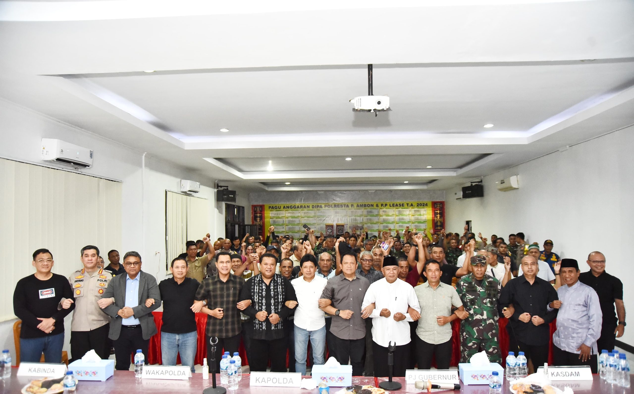 Forkopimda Maluku Gelar Rapat Koordinasi Mencegah Tindakan Kriminalitas