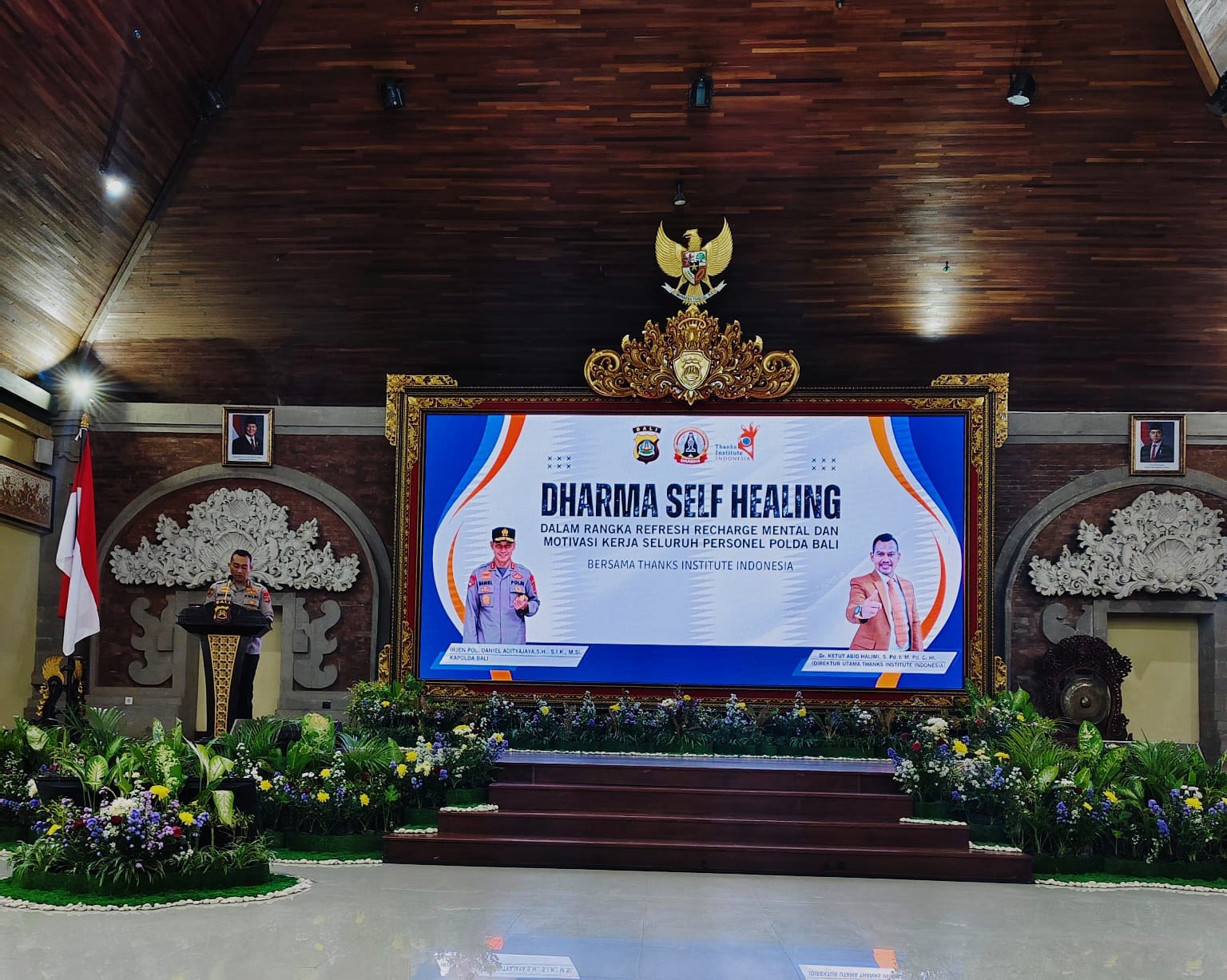 Thanks Institute Beri Self Healing Jajaran Polres Polda Bali: Mantapkan Program Unggulan Kapolda