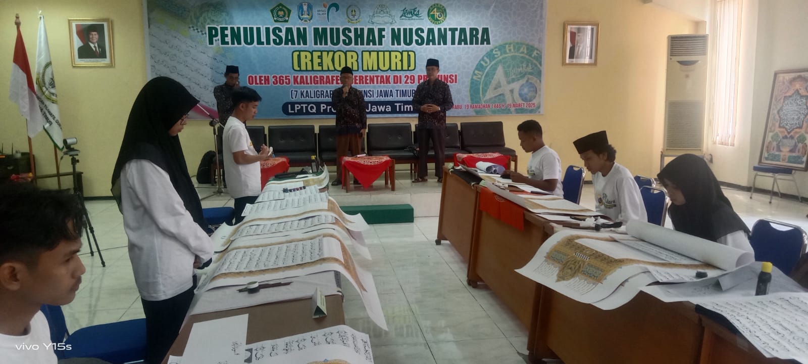 Rekor MURI Tercatat, LPTQ Jatim Berkontribusi dalam Penulisan Mushaf Nusantara