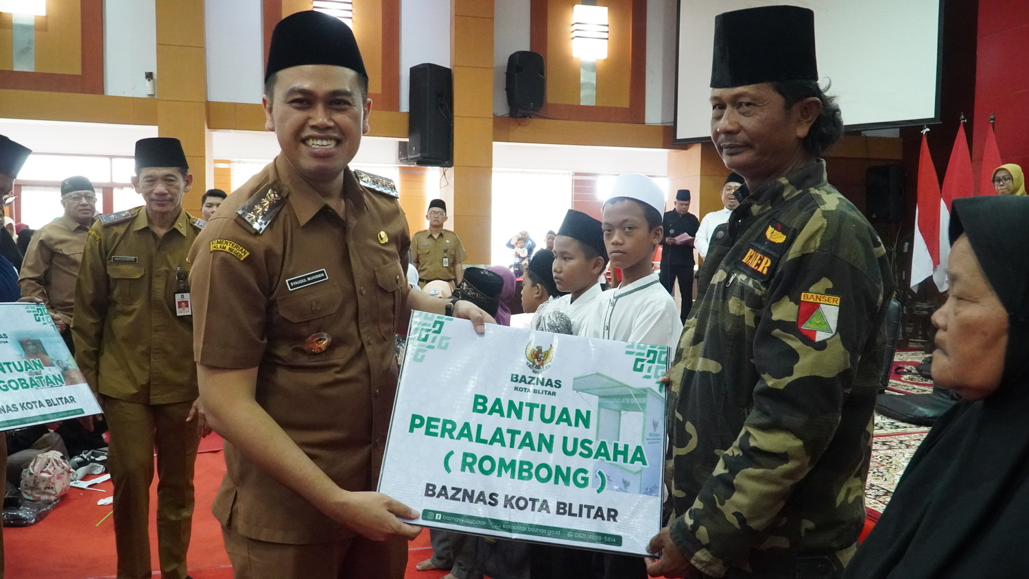 Baznas Jatim Santuni 500 Anak Yatim di Kota Blitar dalam Safari Ramadan