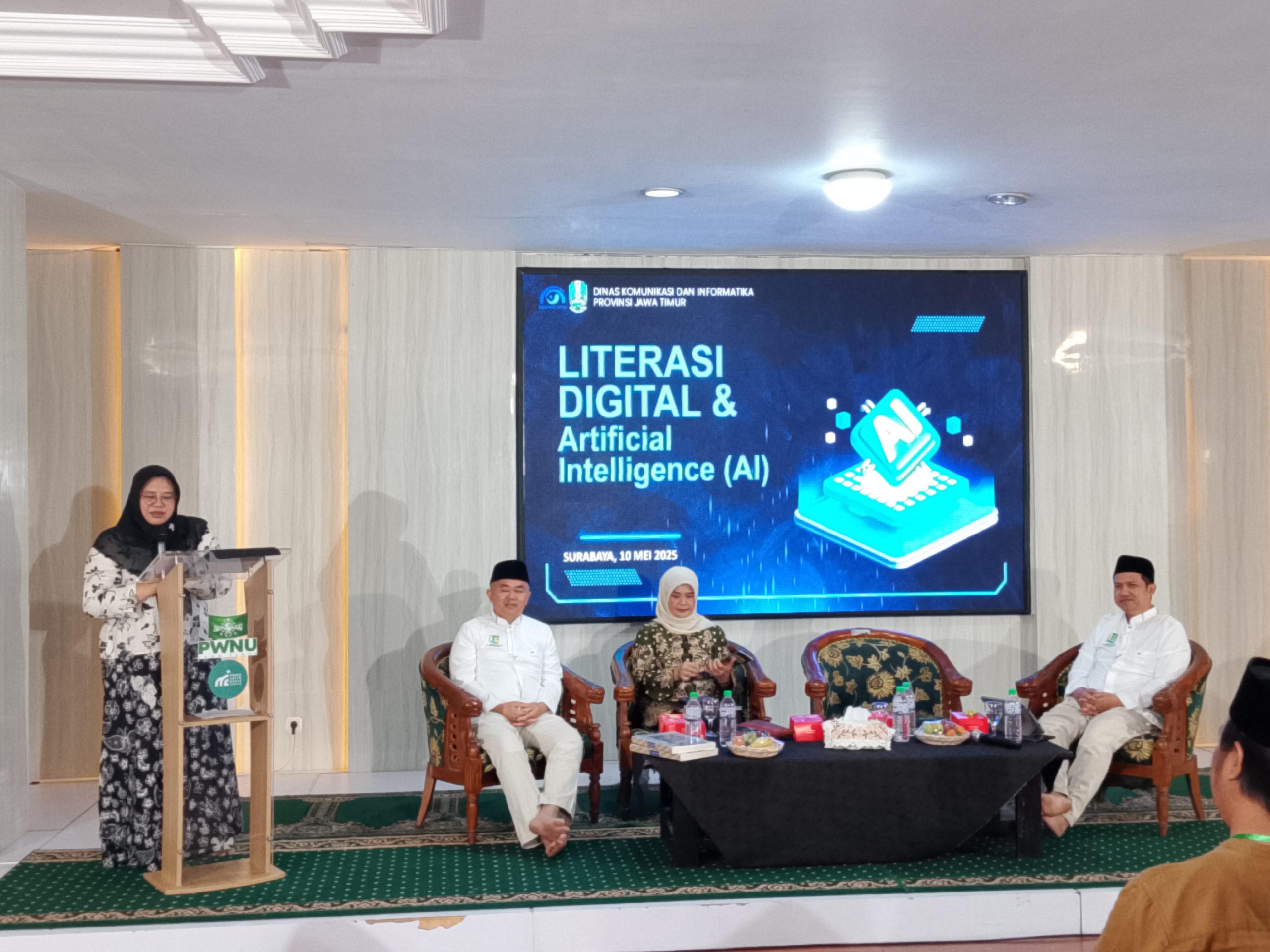 Transformasi Digital Berbasis Nilai Kominfo Jatim Gandeng LTN NU Jatim Hadapi Era AI