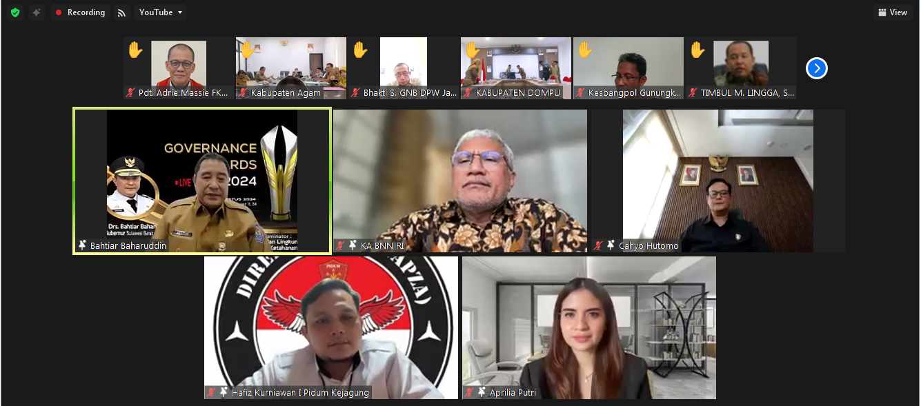 Diskominfo Jatim Ikuti Webinar Diseminasikan Kebijakan Tim P4GN 2025