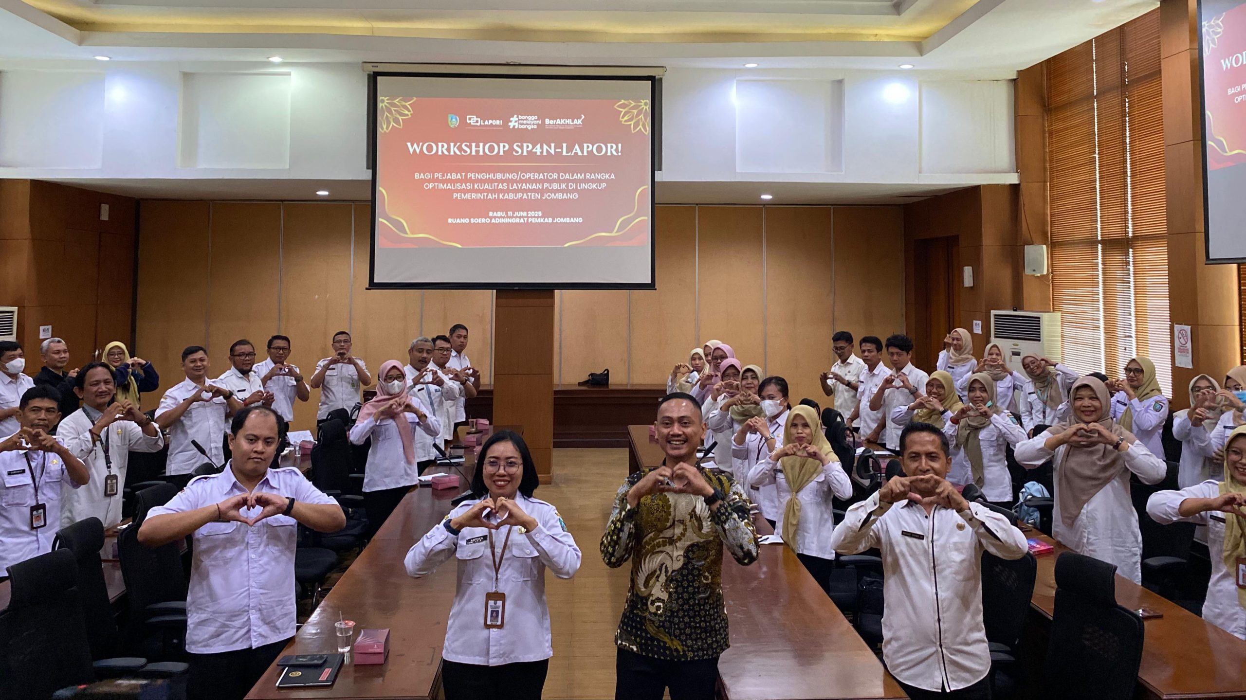 Gelar Workshop SP4N LAPOR, Kominfo Jombang Optimistis Pengelolaan Pengaduan Lebih Optimal