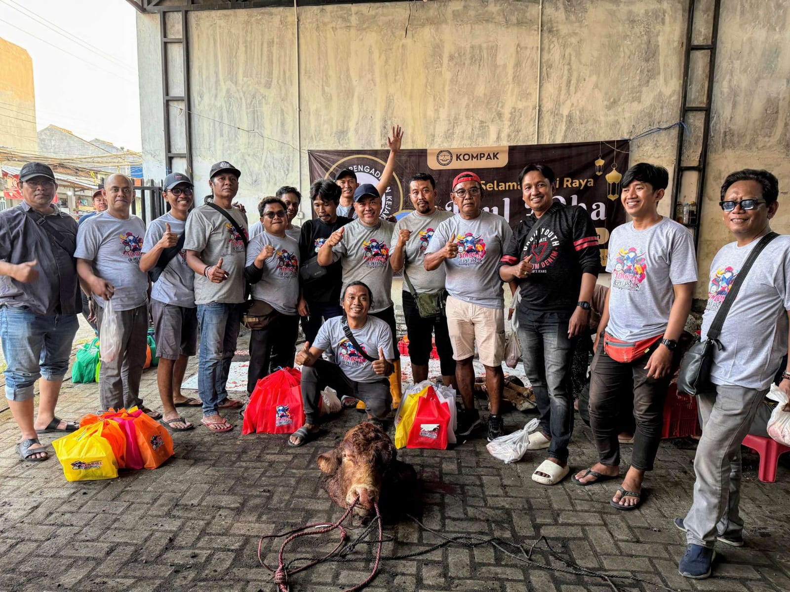 Komunitas Media Pengadilan dan Kejaksaan Konsisten Berkurban Sejak 2019