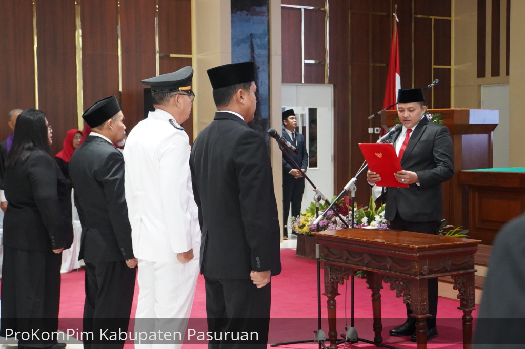 Bupati Pasuruan Lantik 136 Pejabat Struktural