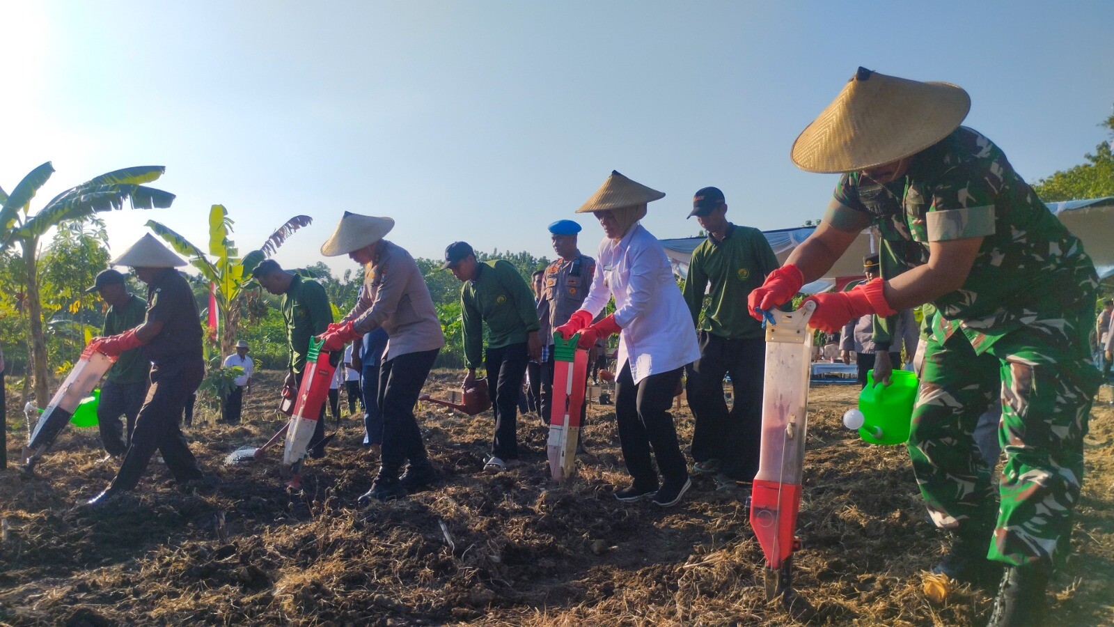 Pemkab Bojonegoro dan Polri Dukung Program Swasembada Pangan Nasional 2025