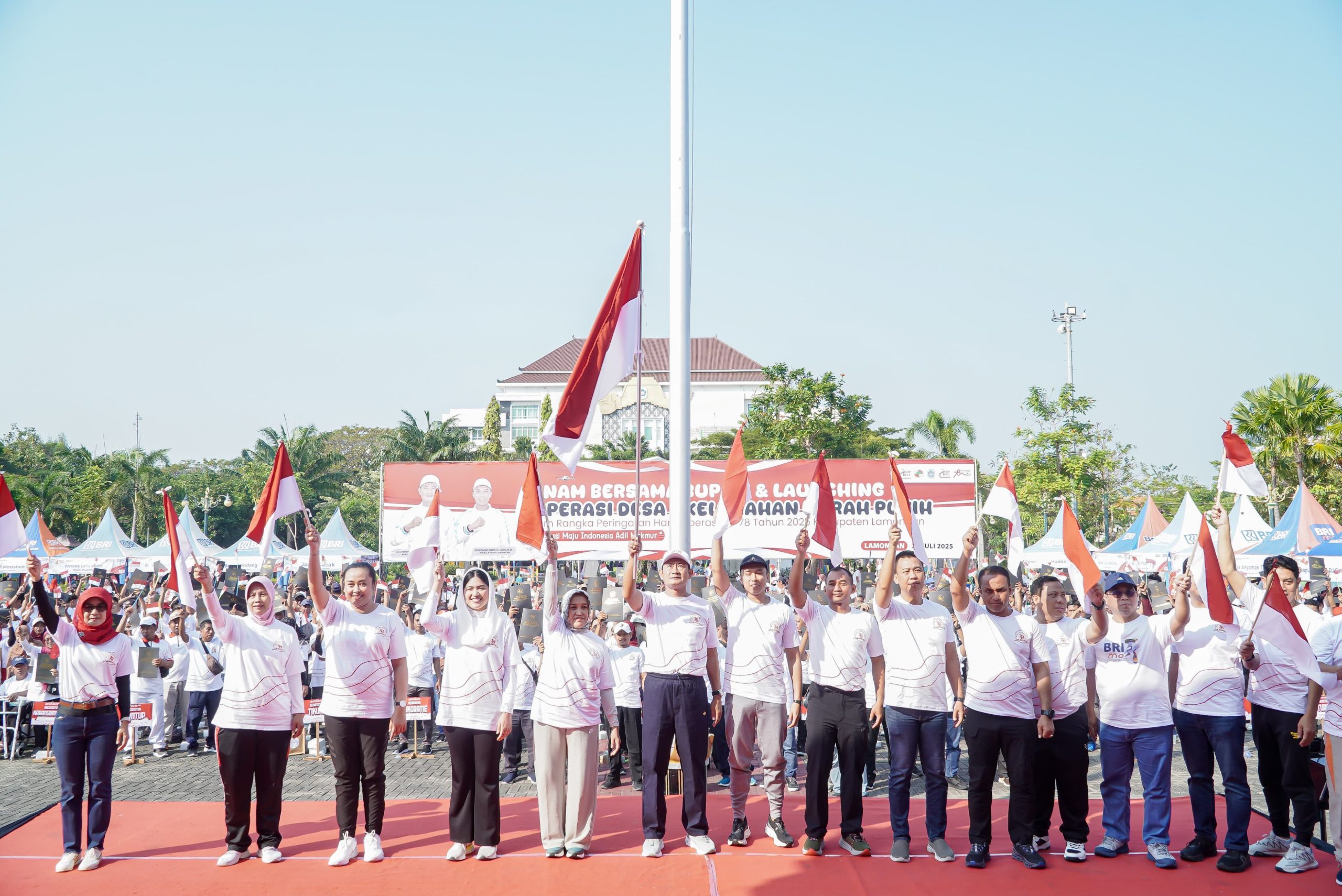 474 Koperasi Desa/Kelurahan Merah Putih Lamongan Diluncurkan