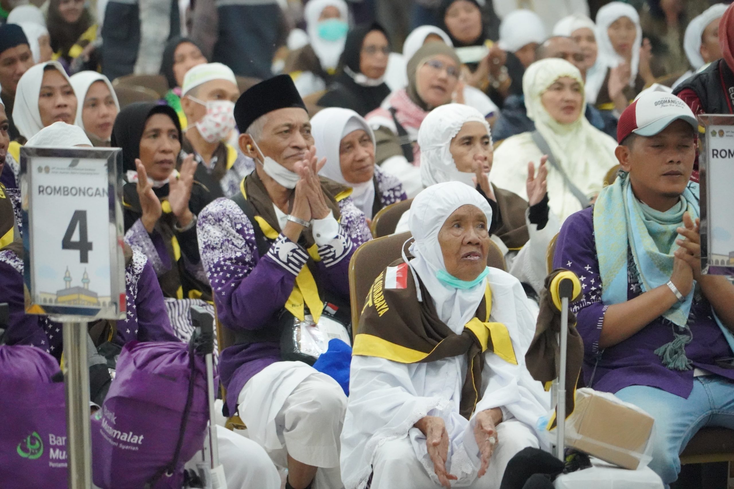 35.630 Orang Jemaah Haji Tiba di Debarkasi Surabaya