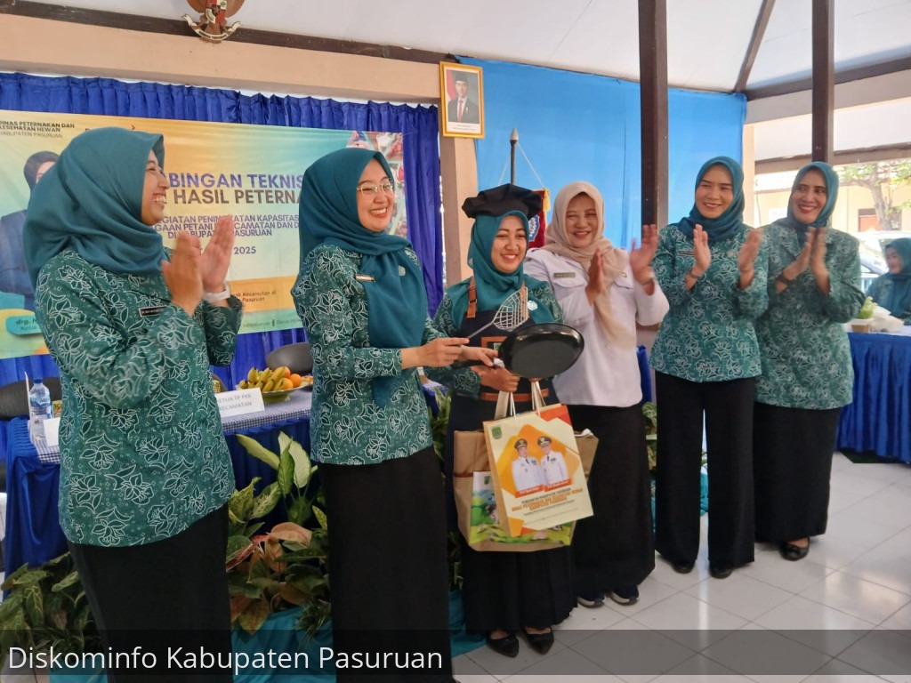 Untuk Turunkan Angka Stunting, TP PKK Kabupaten Pasuruan Gelar Bimtek Pengolahan Hasil Peternakan