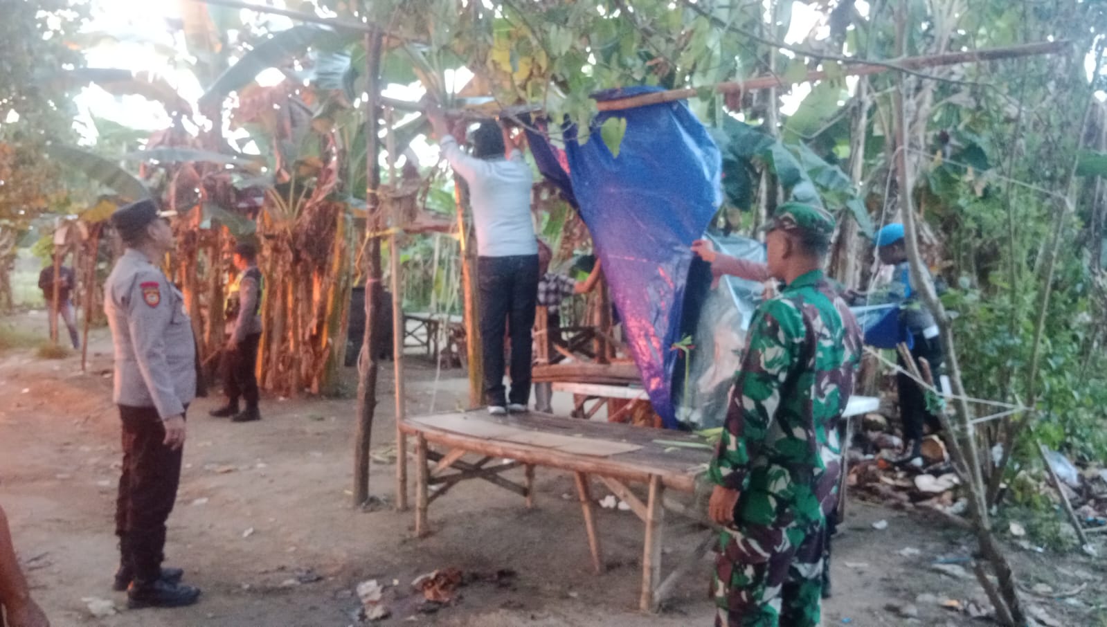 Kapolsek Ngoro Pimpin Langsung Grebek & Bongkar Arena Judi Sabung Ayam di Desa Bandarasri Mojokerto