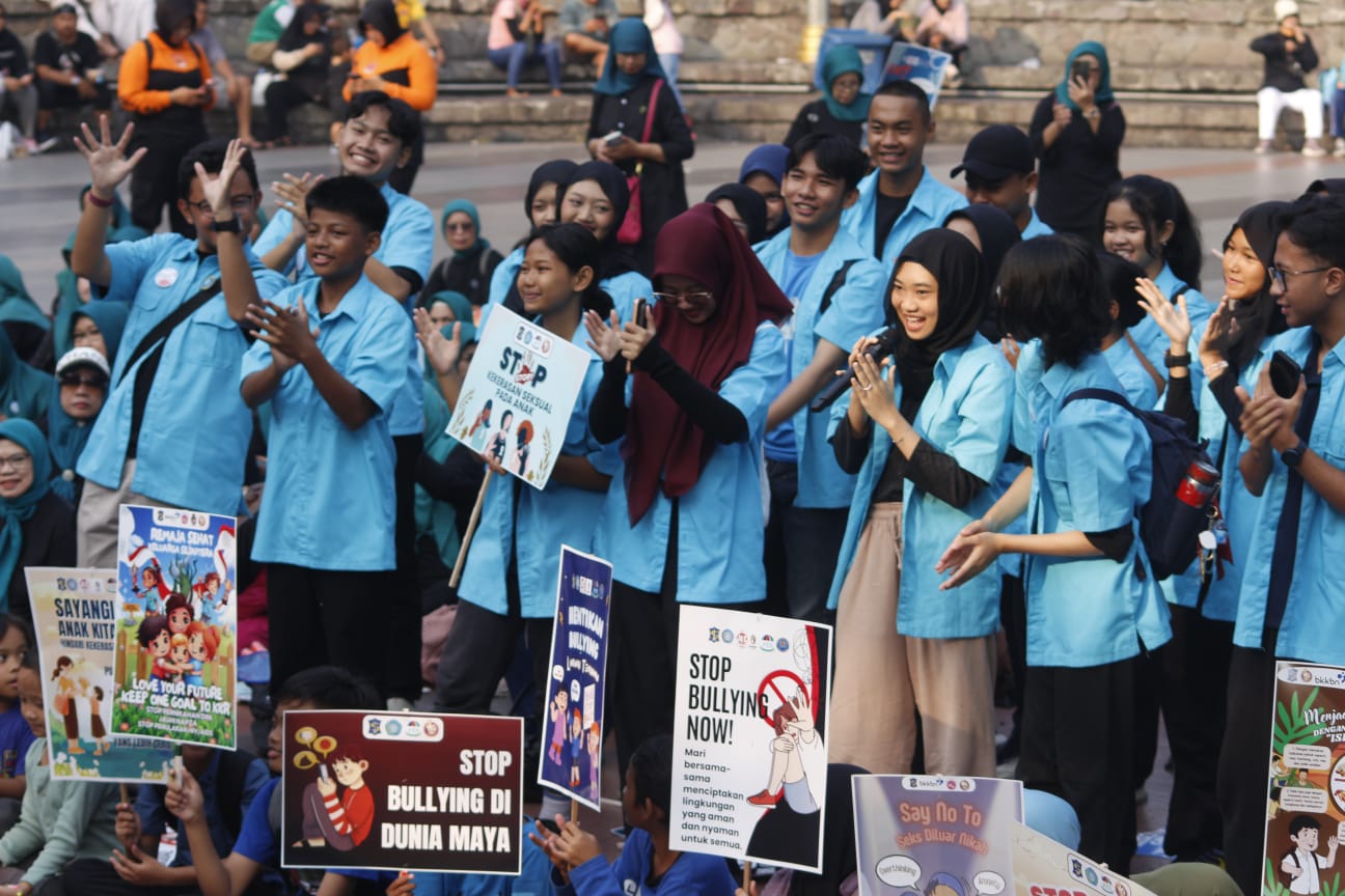 PKK Surabaya Kampanyekan Stop Perkawinan Anak di CFD Taman Bungkul