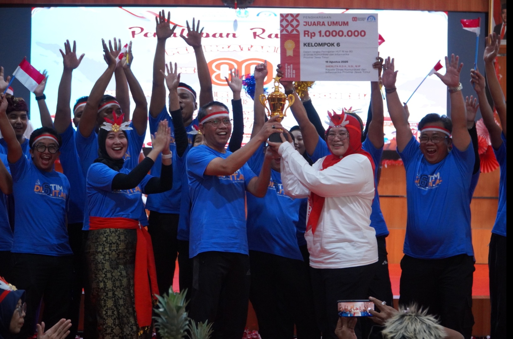 Diwarnai Apresiasi, Diskominfo Jatim Tutup Rangkaian HUT ke-80 RI