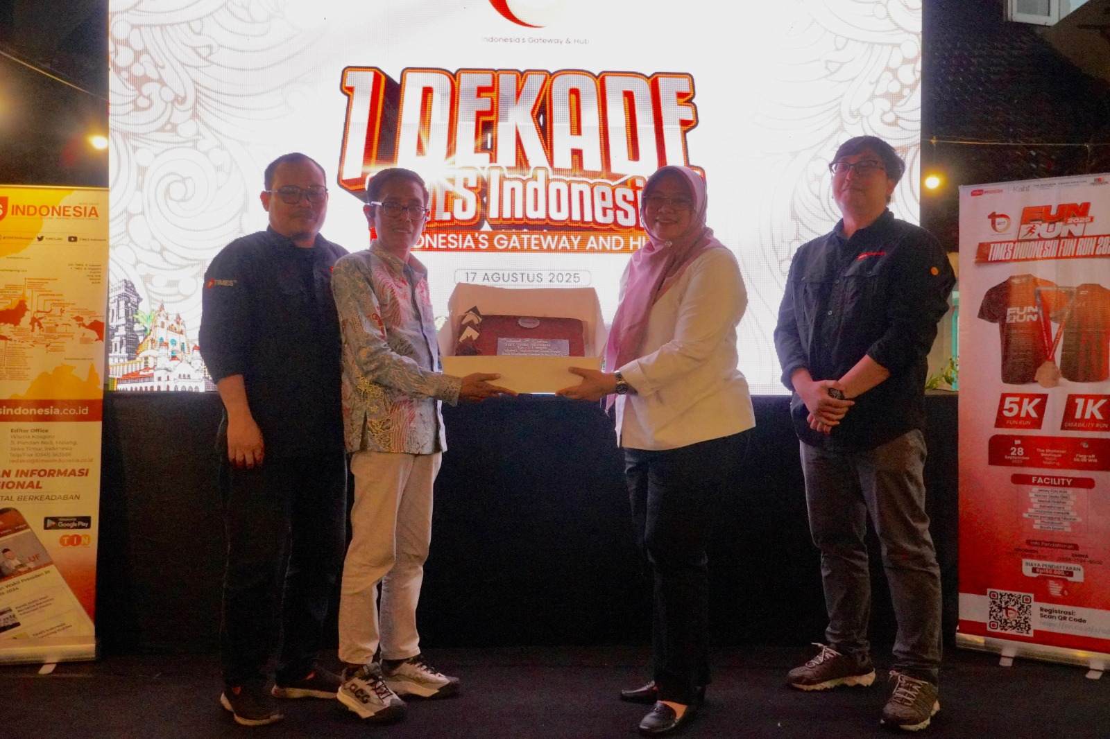 Mewakili Wagub, Kadis Kominfo Jatim Apresiasi Perjalanan 10 Tahun TIMES Indonesia