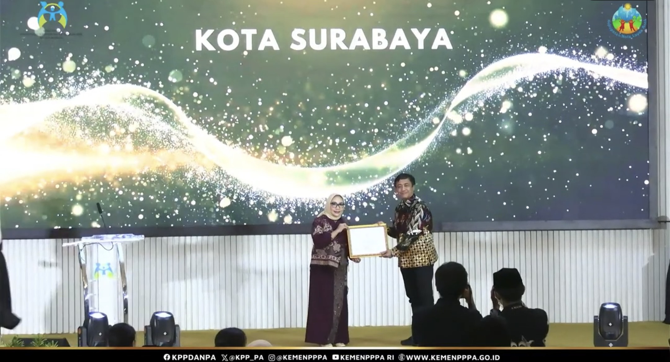 Kali Ketujuh, Surabaya Raih Kota Layak Anak Kategori Utama