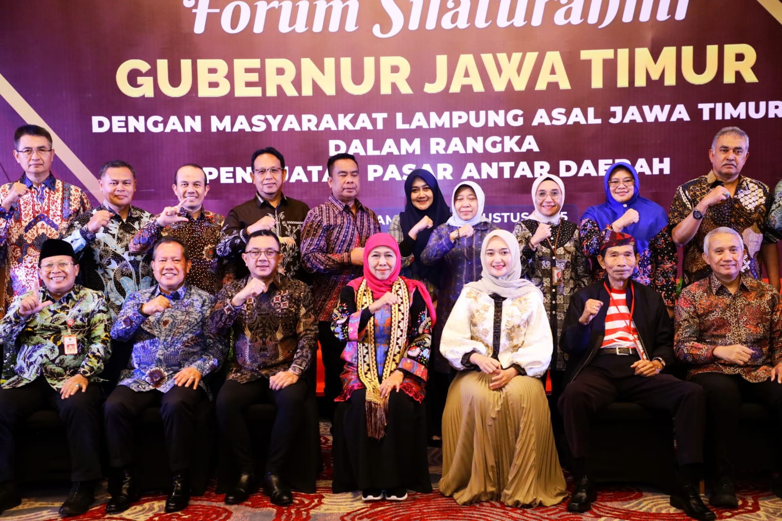 Temui Warga Lampung Asal Jatim, Gubernur Khofifah Dorong Konektivitas dan Penguatan Pasar Antardaerah