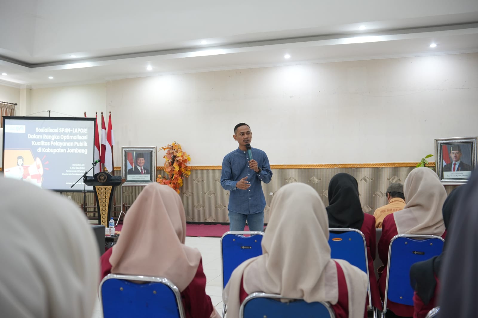 Kominfo Jombang Kenalkan Kanal Aduan Terintegrasi SP4N LAPOR pada Dosen dan Mahasiswa ITEBIS