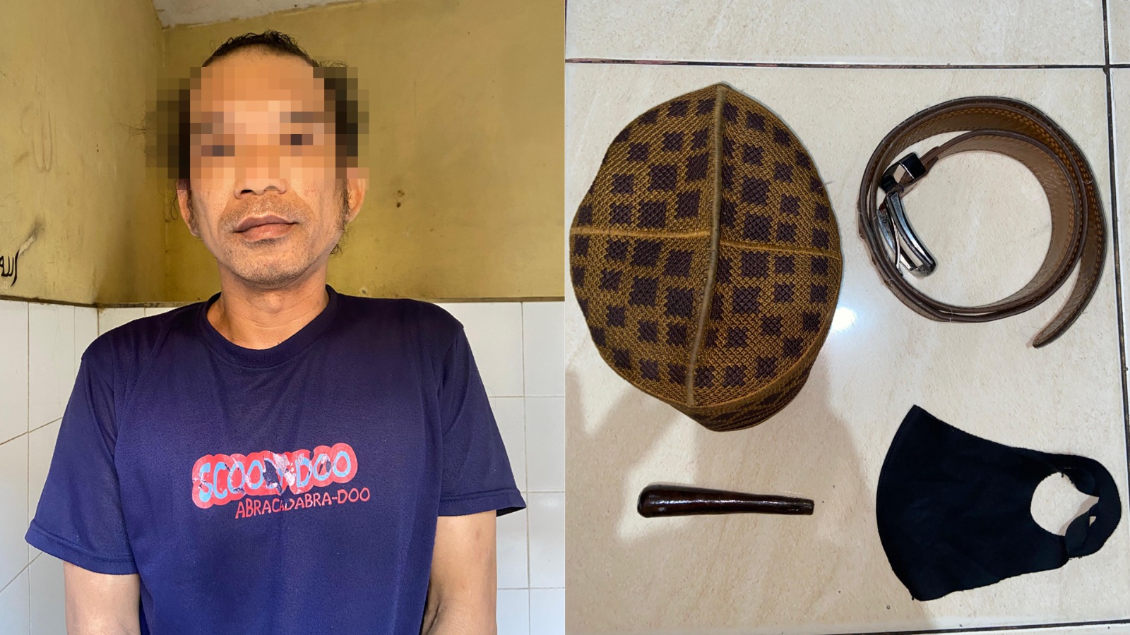 Pencuri Tas di Masjid Sunan Ampel Ditangkap Polisi Semampir