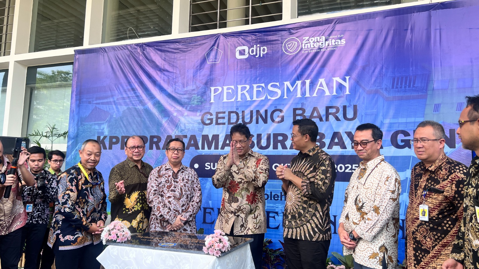 Menteri Keuangan Resmikan KPP Pratama Surabaya Genteng
