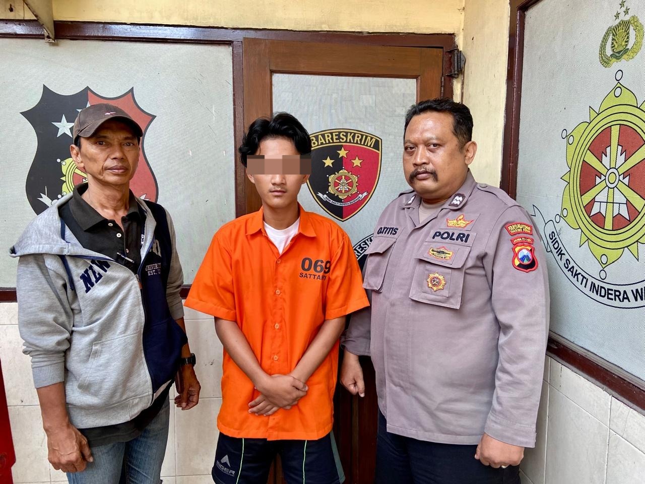 Bersama Tim Jatanras, Unit Reskrim Polsek Semampir Tangkap Pelaku Penganiayaan di Wonokusumo