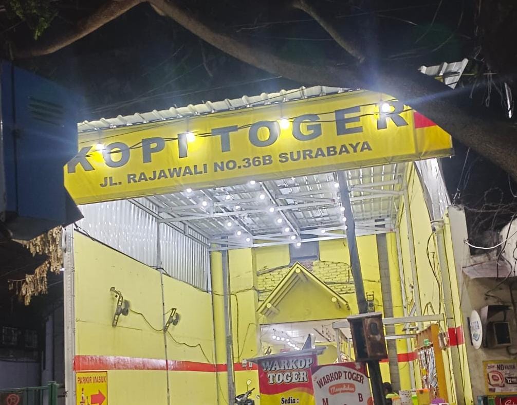 Diduga warkop Toger di back up oknum polisi polrestabes surabaya
