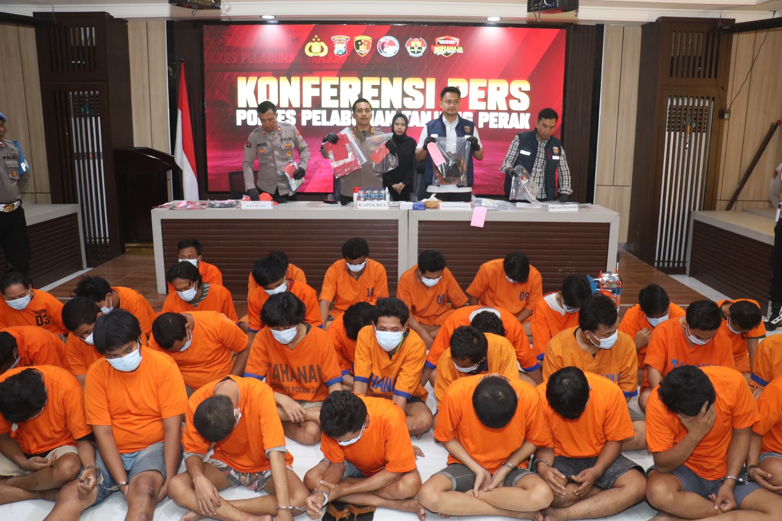 Ops Sikat Semeru 2025, Satreskrim Polres Pelabuhan Tg Perak dan Polsek Jajaran Ungkap 46 Kasus