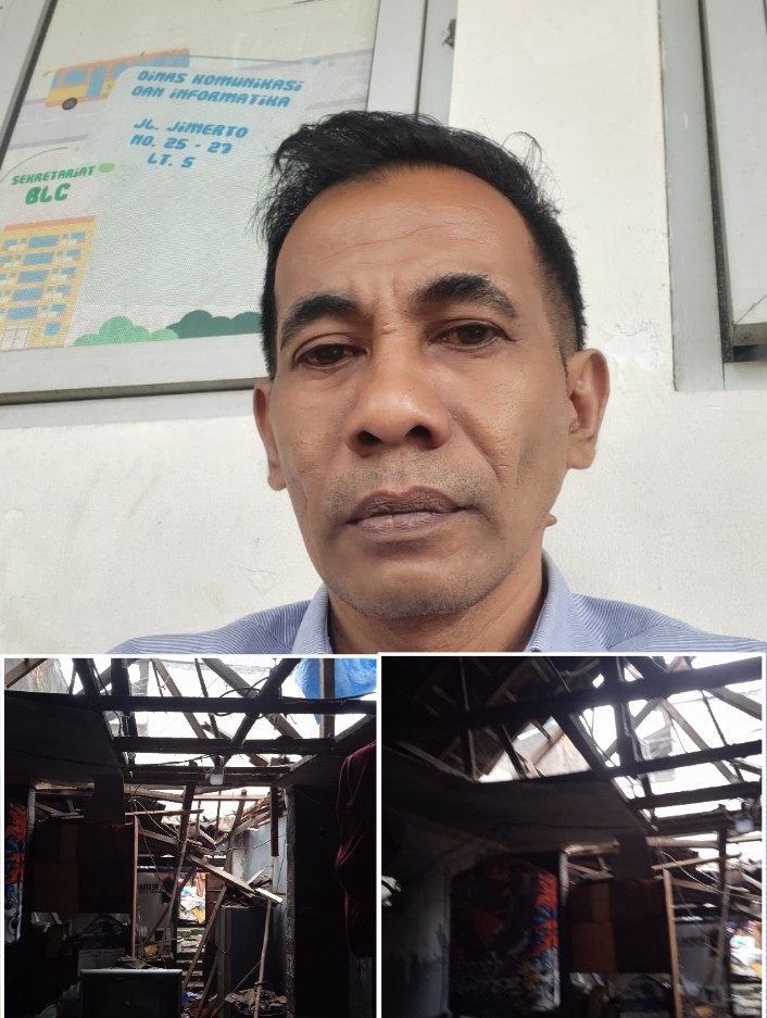 Rumah Milik Warga Roboh, Tokoh Masyarakat Surabaya Minta Pemerintah Wajib Turun Demi Kemanusiaan