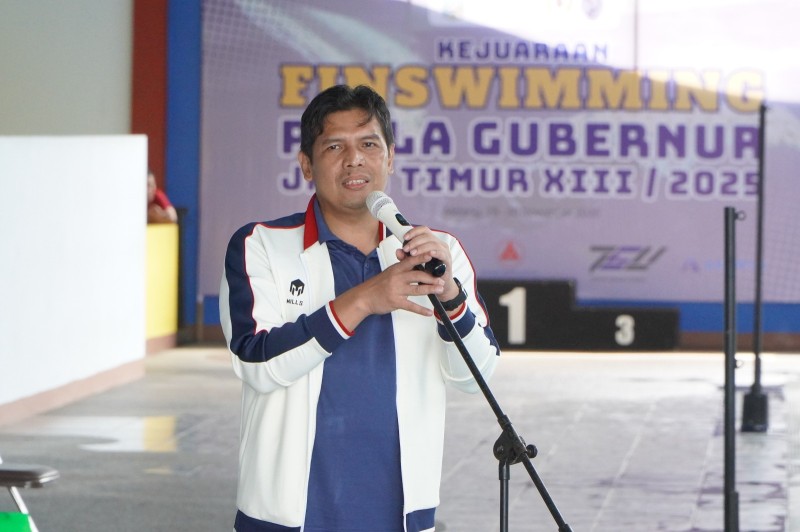 Kadispora Jatim : Kerjuaraan Finswimming Piala Gubernur Pilar Pembinaan Prestasi Atlet Nasiona