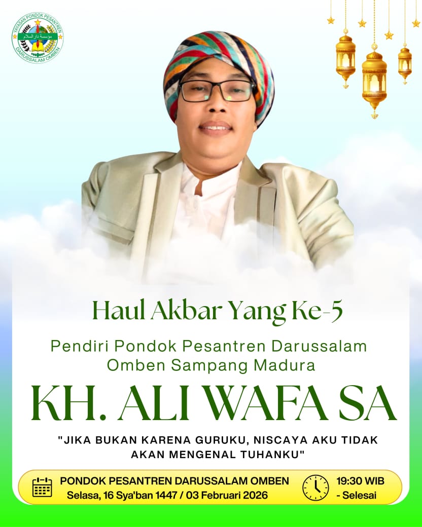 Gema Khidmat Haul Akbar ke-5 Al-Maghfurlah KH. Ali Wafa SA di Ponpes Darussalam Omben