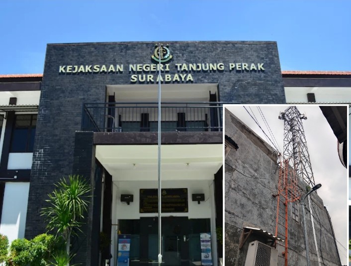 Kejaksaan Tanjung Perak Segera Sikapi Tower BTS Milik PT. Protelindo di Tanah Merah Gang Sayur