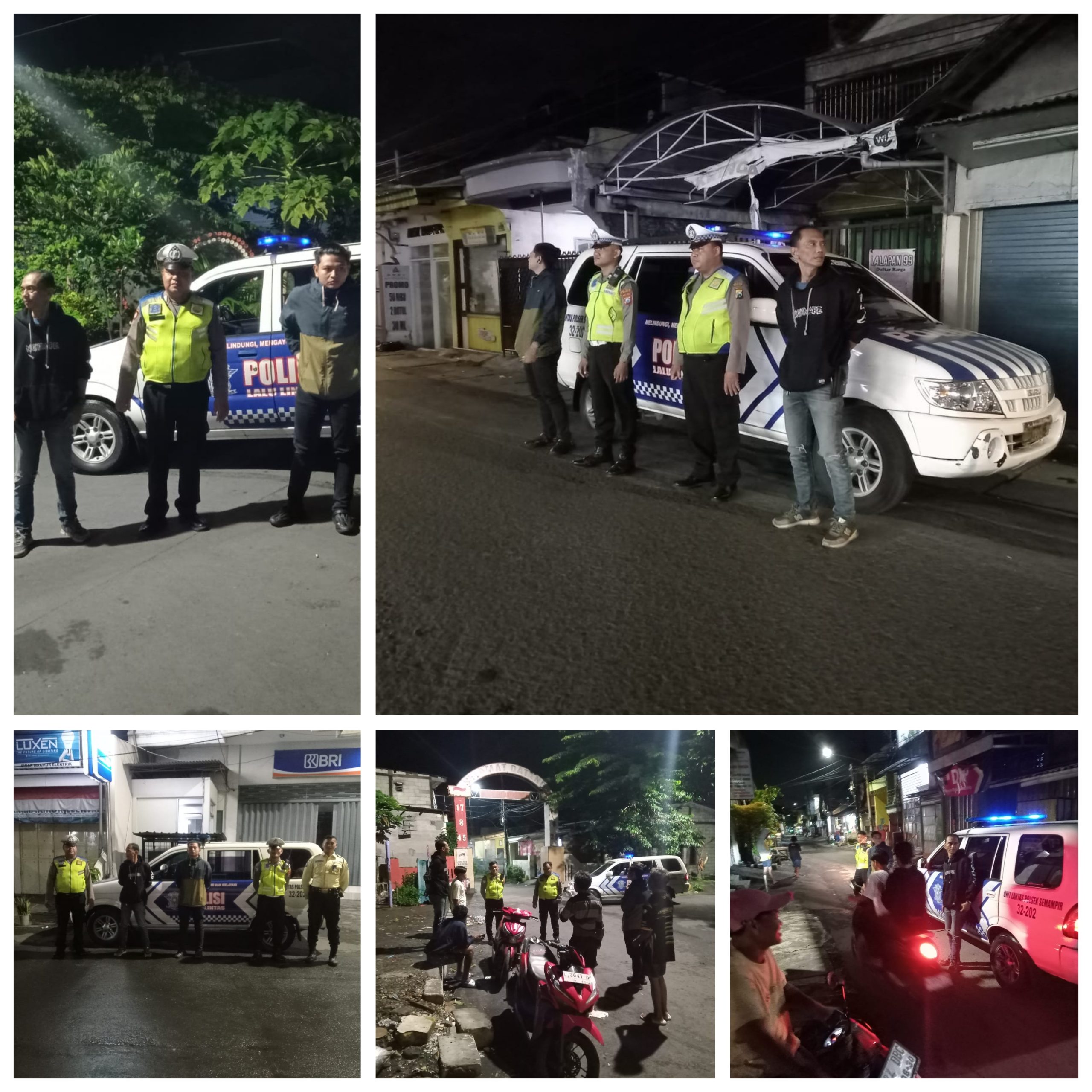 Patroli Harkamtibmas Wujudkan Semampir Tetap Kondusif