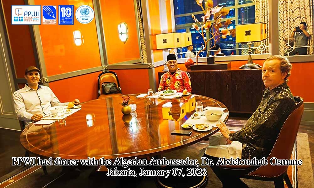 PPWI dan Dubes Aljazair Gelar Pertemuan Silaturahmi Bahas Kerja Sama Sosial Budaya
