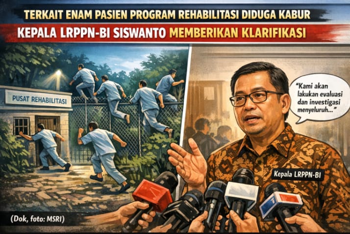 Kepala LRPPN-BI Surabaya Klarifikasi Kaburnya Enam Pasien Rehabilitasi, Tekankan Pendekatan Humanis dan Keselamatan