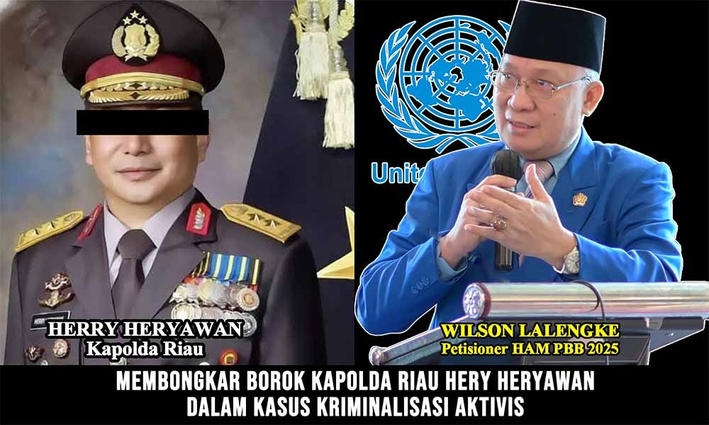 P-21 Bukan Tameng Keadilan: Membongkar Borok Kapolda Riau Herry Heryawan dalam Kasus Kriminalisasi Aktivis