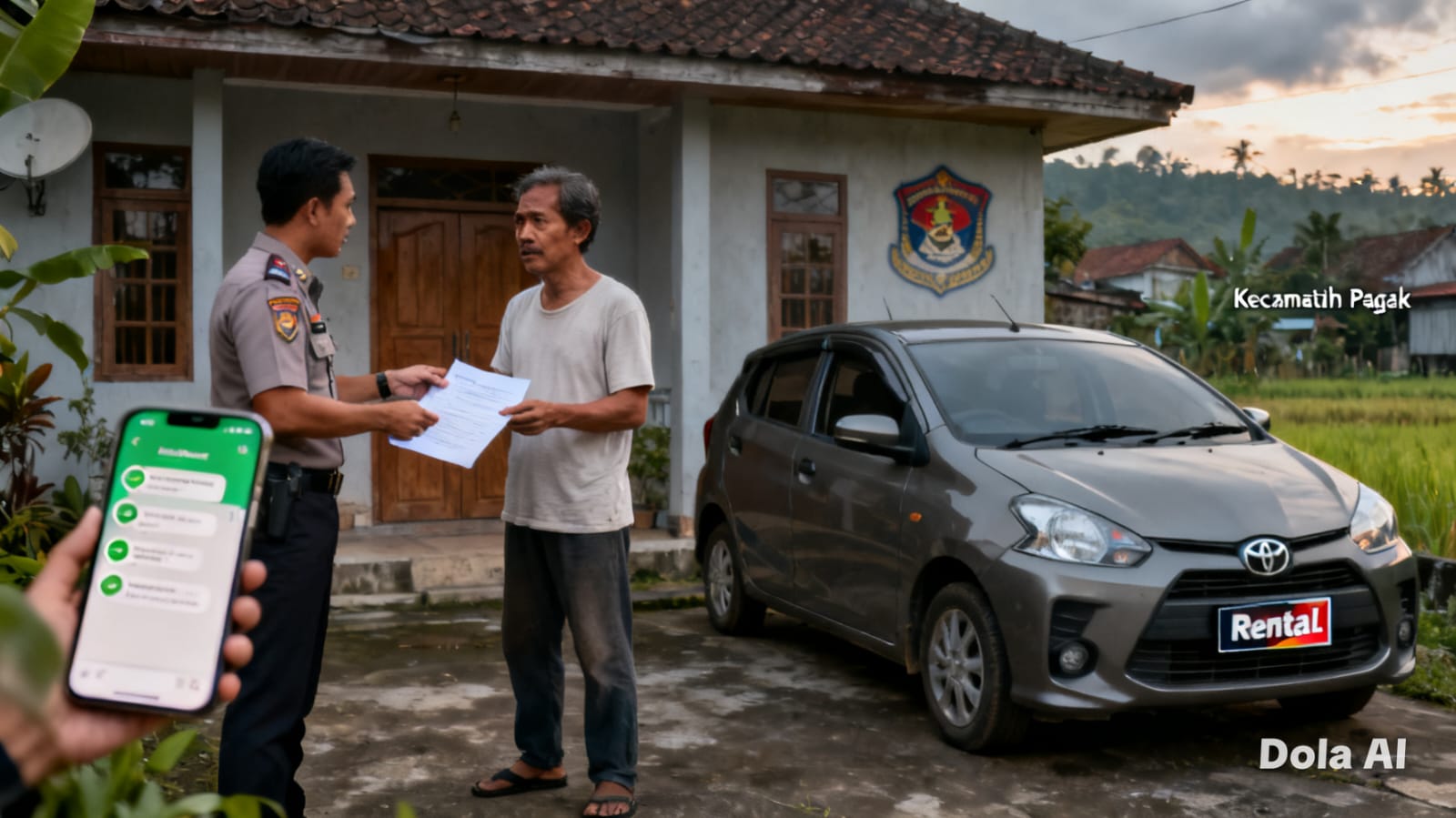 Diduga Libatkan Oknum Anggota Polsek Pagak, Warga Telogorejo Jadi Korban Gadai Mobil Rental