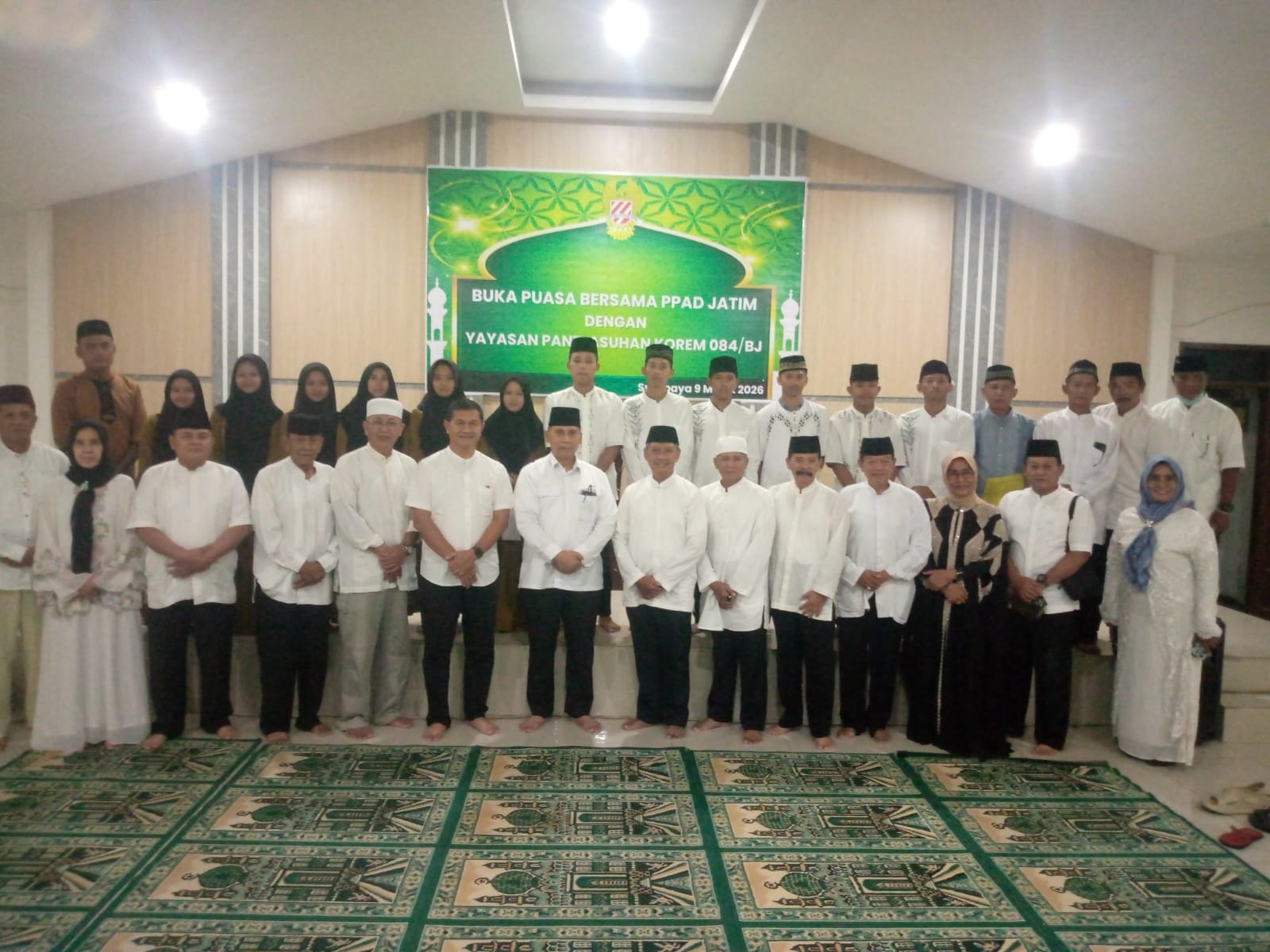 Buka Puasa Bersama PPAD dengan  yayasan panti asuhan korem 084/BJ. PPAD PROVINSI JAWA TIMUR Wujudkan Kebersamaan di Bulan Ramadhan